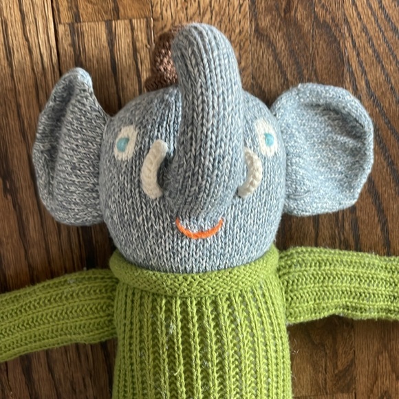 Blabla Toys Hercule the Elephant Knit Toy Stuffy 14” - Picture 3 of 7